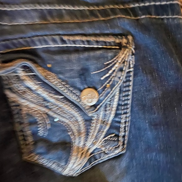 Ariya Jeans Size 5 Teen Blue Denim Stretch Skinny Jeans - Picture 6 of 9